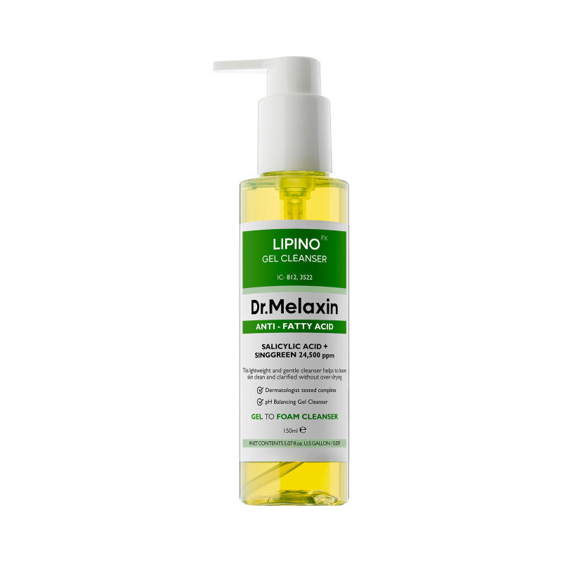 Dr. Melaxin DR.MELAXIN LIPINO LINE Żel oczyszczający do twarzy dla cery tłustej 150 ml — Składniki i ocena