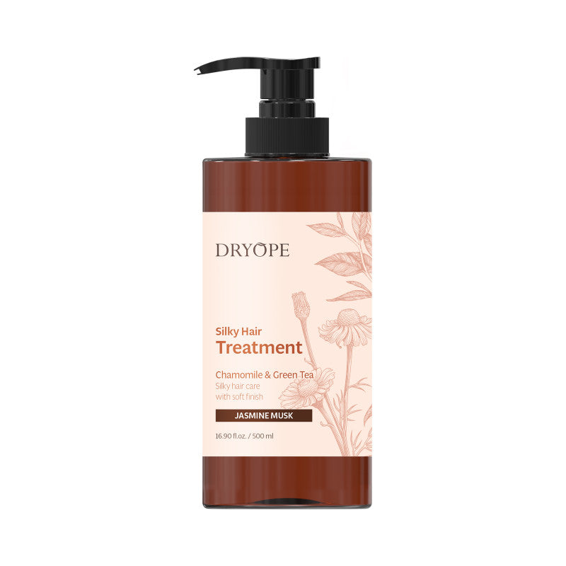 Dryope DRYOPE SILKY HAIR TREATMENT Odżywcza maska do włosów suchych i zniszczonych o zapachu piżma i jaśminu 500 ml — Składniki i ocena