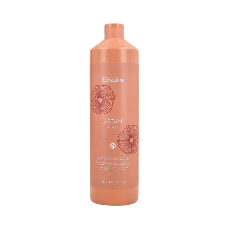 ECHOSLINE ARGAN NOURISHING Wegański szampon arganowy do włosów suchych 1000ml