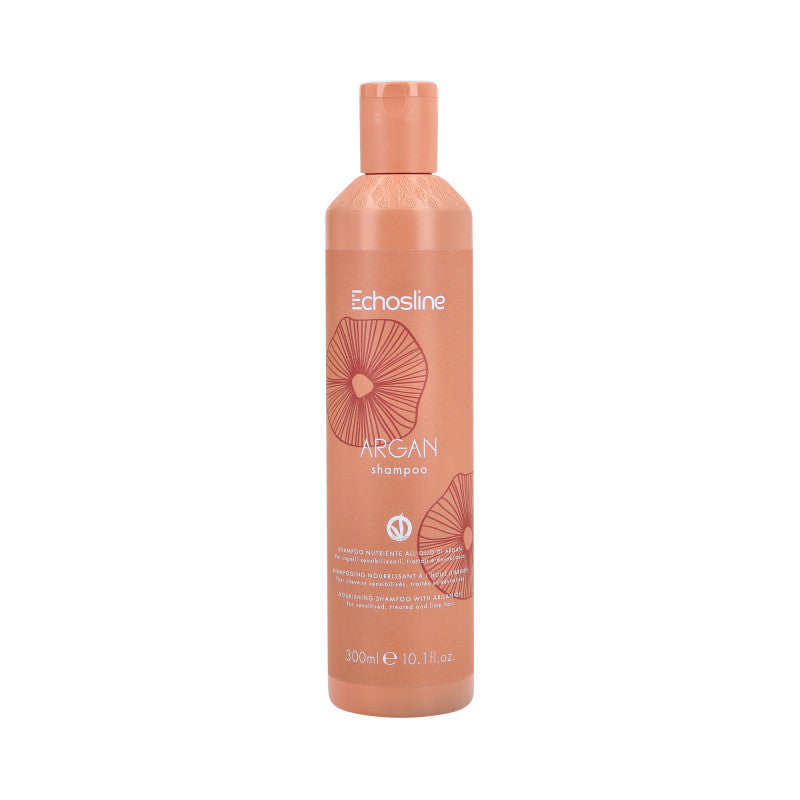 ECHOSLINE ARGAN NOURISHING Wegański szampon arganowy do włosów suchych 300ml