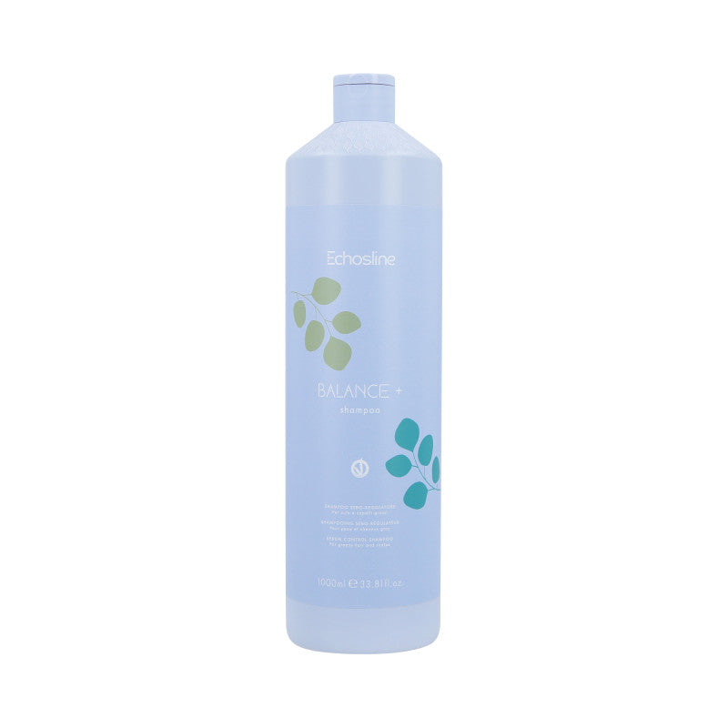 Echosline ECHOSLINE BALANCE PLUS Wegański równoważący szampon do tłustej skóry głowy 1000 ml