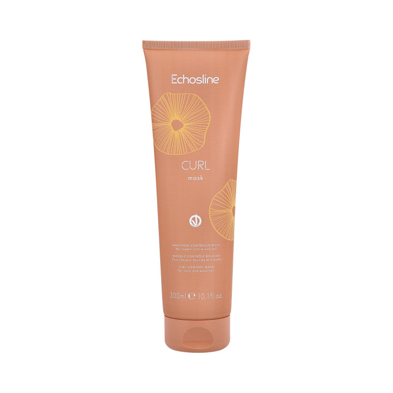 ECHOSLINE CURL VEG Wegańska nawilżająca maska do włosów kręconych i falowanych 300ml