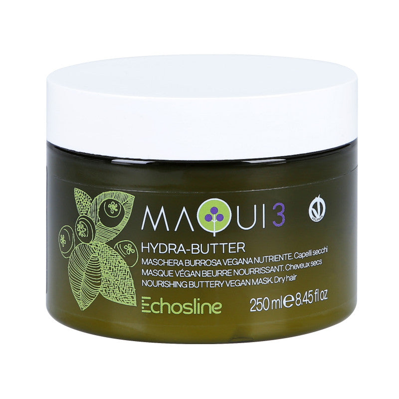 ECHOSLINE MAQUI 3 Vegane Maske für trockenes und geschädigtes Haar 250 ml