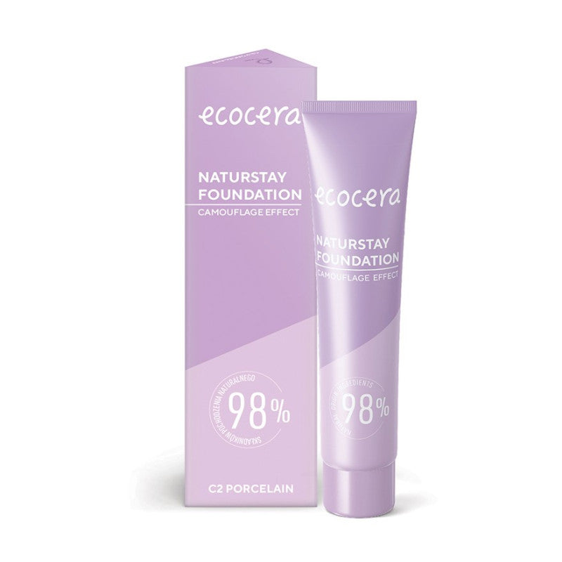 ECOCERA NATURSTAY Naturalny podkład C2 Porcelain 30ml