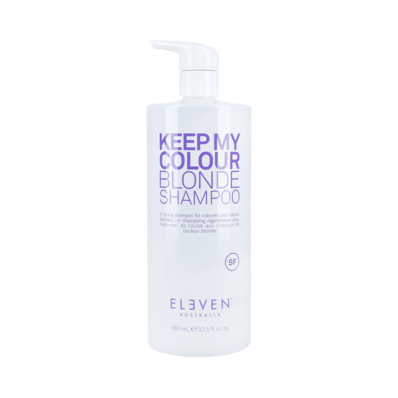 ELEVEN AUSTRALIA KEEP MY COLOR BLONDE Fioletowy szampon do włosów blond 960ml