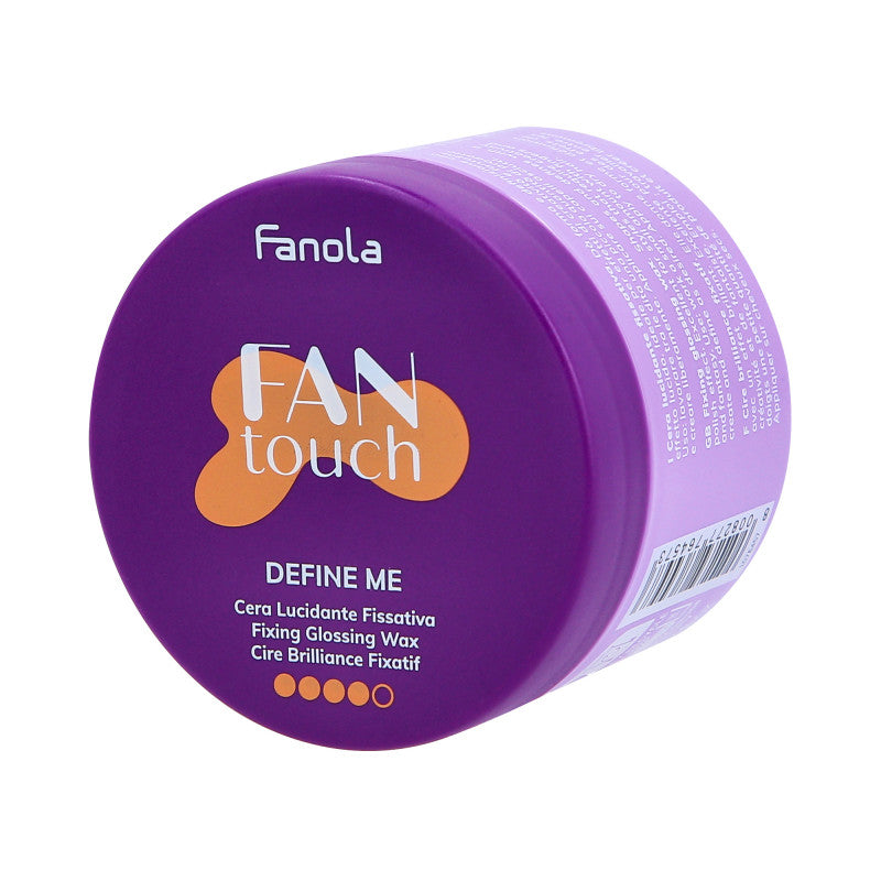 Fanola FANOLA FAN TOUCH DEFINE ME Nabłyszczający wosk do włosów mocno utrwalający 100 ml