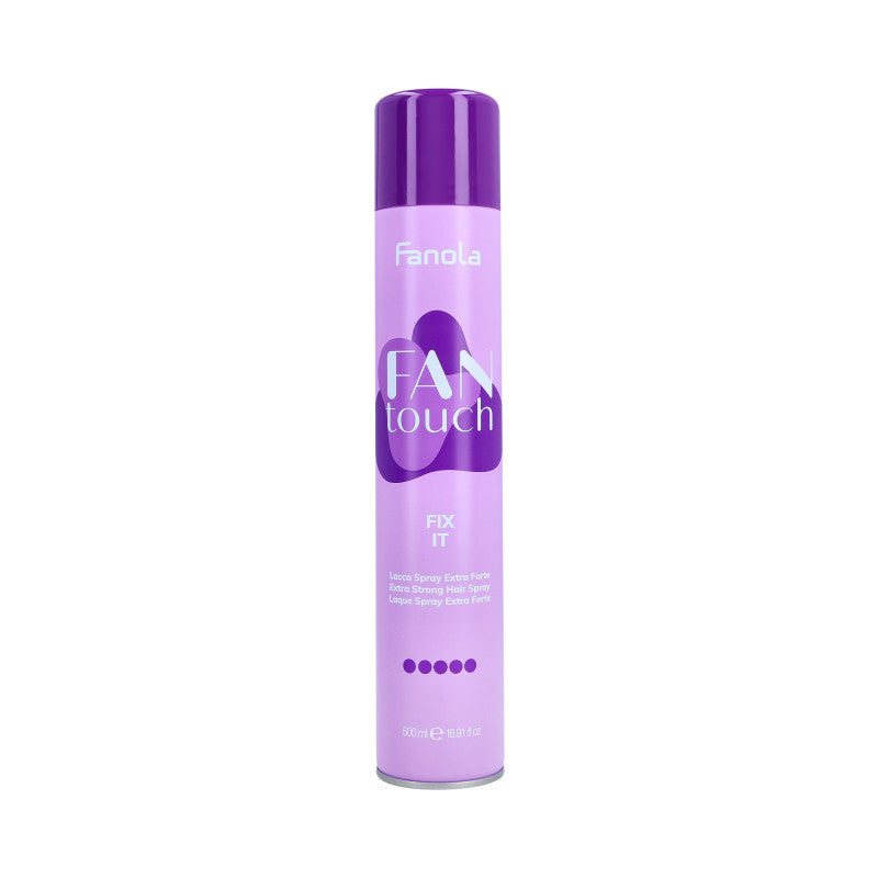 FANOLA FAN TOUCH FIX IT Bardzo mocny lakier do włosów 500ml