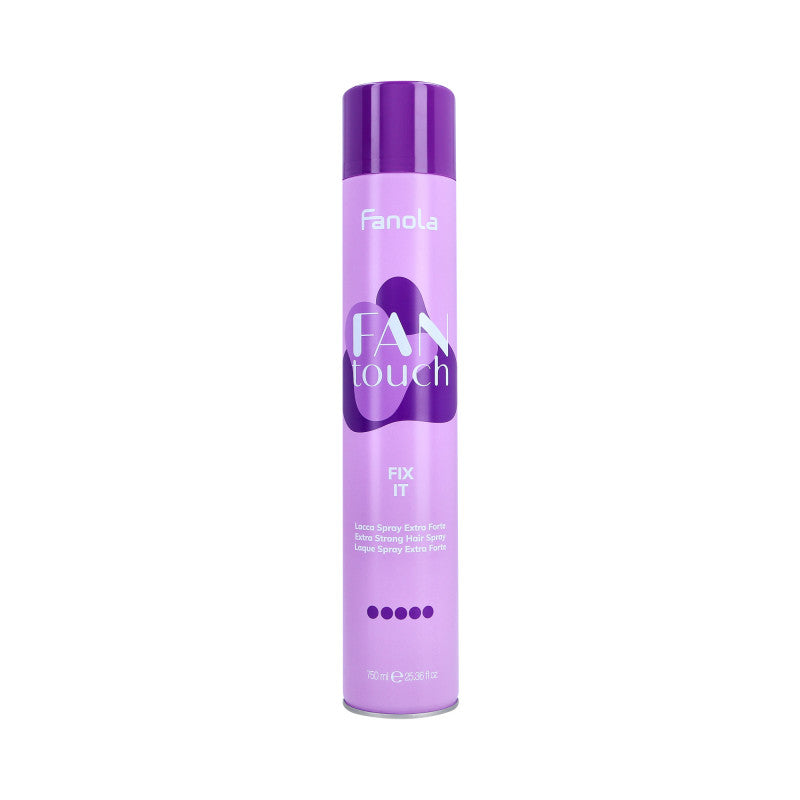 FANOLA FAN TOUCH FIX IT Bardzo mocny lakier do włosów 750ml