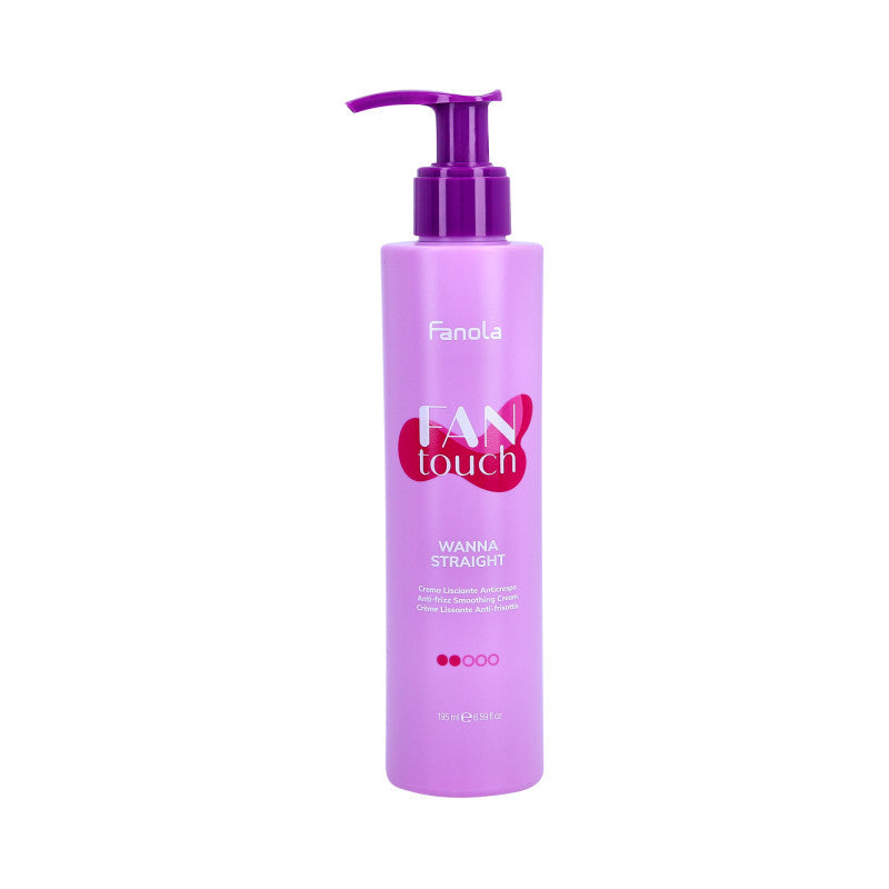 FANOLA FAN TOUCH WANNA STRAIGHT Wygładzający krem do włosów 195ml