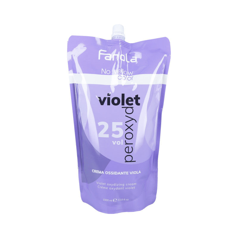 Fanola FANOLA NO YELLOW Fioletowy utleniacz w kremie 7% (25vol.) 1000 ml