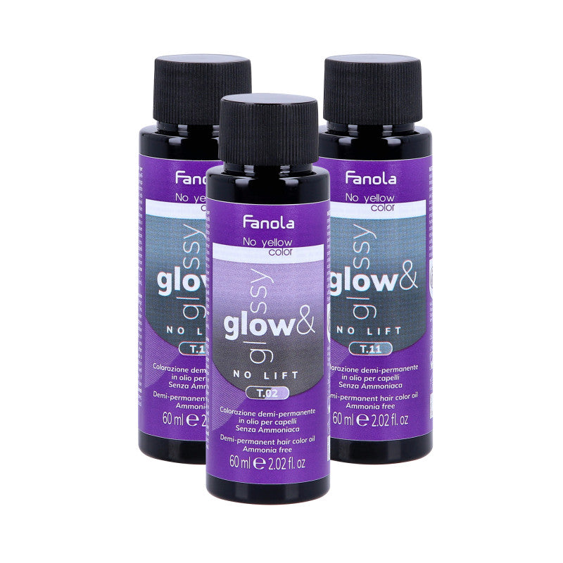 FANOLA NO YELLOW GLOW&GLOSSY Toner do włosów 60ml