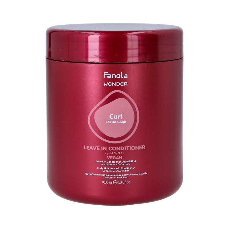 Fanola FANOLA WONDER CURL EXTRA CARE Wegańska odżywka do włosów kręconych bez spłukania 1000 ml