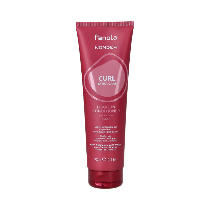 Fanola FANOLA WONDER CURL EXTRA CARE Wegańska odżywka do włosów kręconych bez spłukania 300 ml