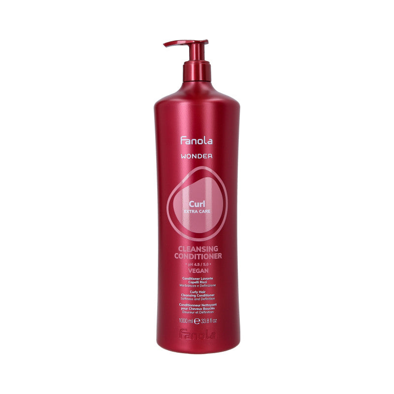 FANOLA WONDER CURL EXTRA CARE Wegańska odżywka oczyszczająca do włosów kręconych 1000ml