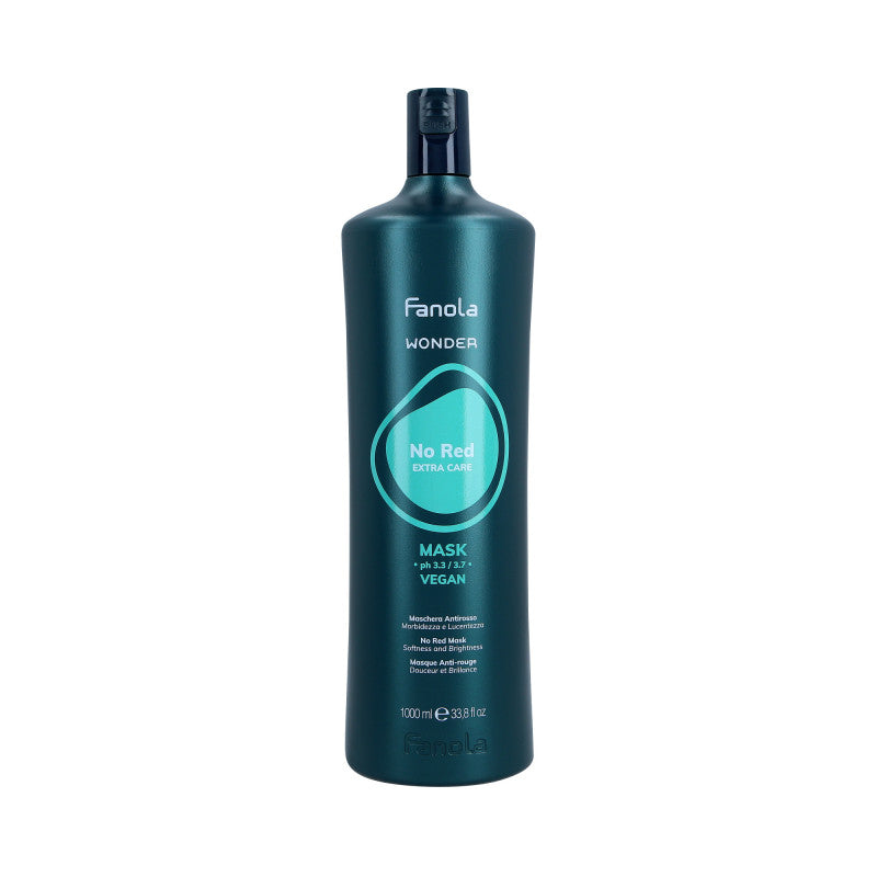 Fanola FANOLA WONDER NO RED EXTRA CARE Maska neutralizujący do włosów brązowych 1000 ml — Składniki i ocena