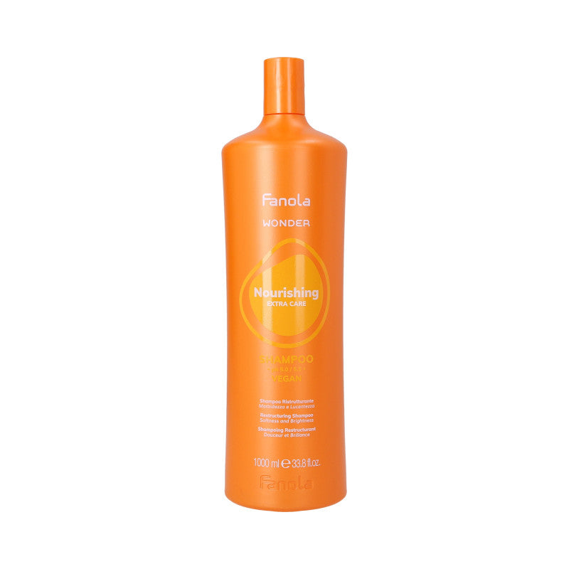 FANOLA WONDER NOURISHING EXTRA CARE Wegański szampon odżywczy do włosów suchych i zniszczonych 1000ml