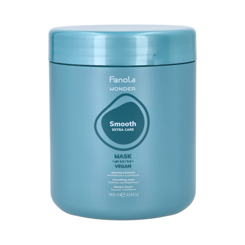 FANOLA WONDER SMOOTH EXTRA CARE Wegańska maska wygładzająca do włosów puszących 1000ml