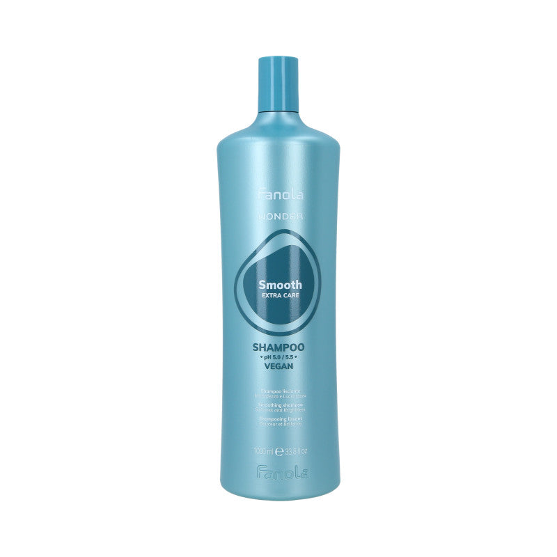 FANOLA WONDER SMOOTH EXTRA CARE Wegański szampon wygładzający do włosów puszących 1000ml