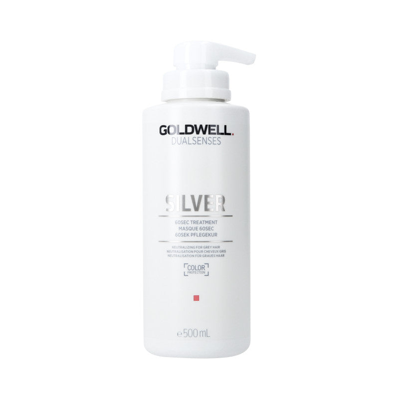 GOLDWELL DUALSENSES SILVER Maska do włosów siwych i blond 60-sekundowa 500 ml