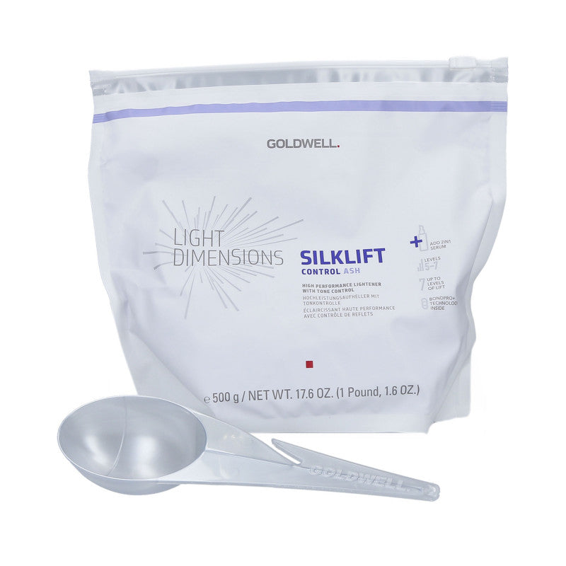 Goldwell GOLDWELL LIGHT DIAMENSIONS SILKLIFT CONTROL ASH Rozjaśniacz do włosów do 7 tonów 500 g — Inhaltsstoffe i ocena