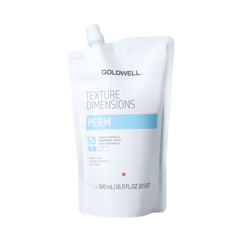GOLDWELL TEXTURE DIMENSIONS PERM S-D Płyn do trwałej ondulacji do włosów farbowanych  podatnych na stylizację 500 ml