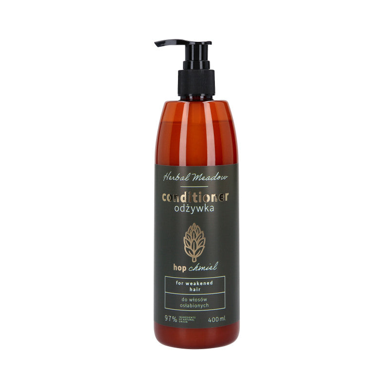 HERBAL MEADOW Odżywka do włosów osłabionych z ekstraktem z chmielu 400ml