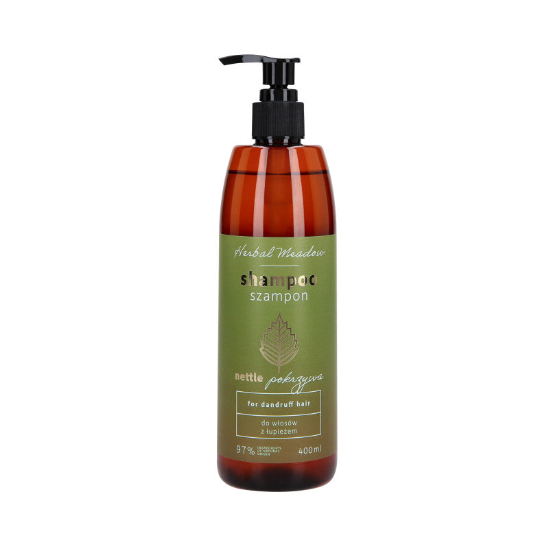 Herbal Meadow HERBAL MEADOW Szampon do włosów z łupieżem z ekstraktem z mięty 400 ml — Składniki i ocena