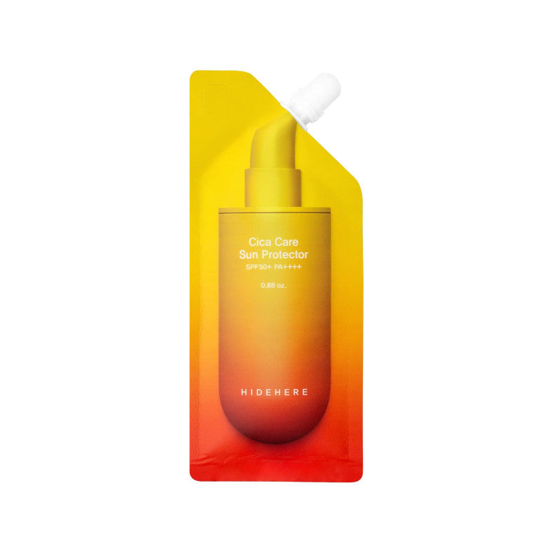 Hidehere HIDEHERE CICA CARE SUN PROTECTOR Ochronny Krem Przeciwsłoneczny SPF50+ z wąkrotą azjatycką 25 ml — Inhaltsstoffe i ocena