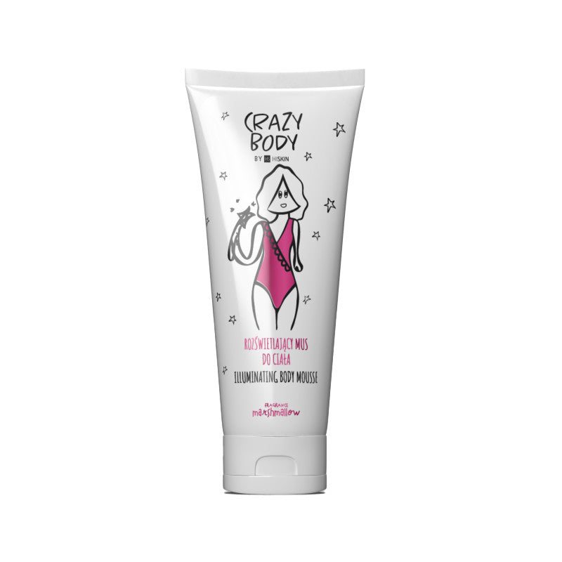 HISKIN CRAZY BODY Rozświetlający mus do ciała Marshmallow 250 ml
