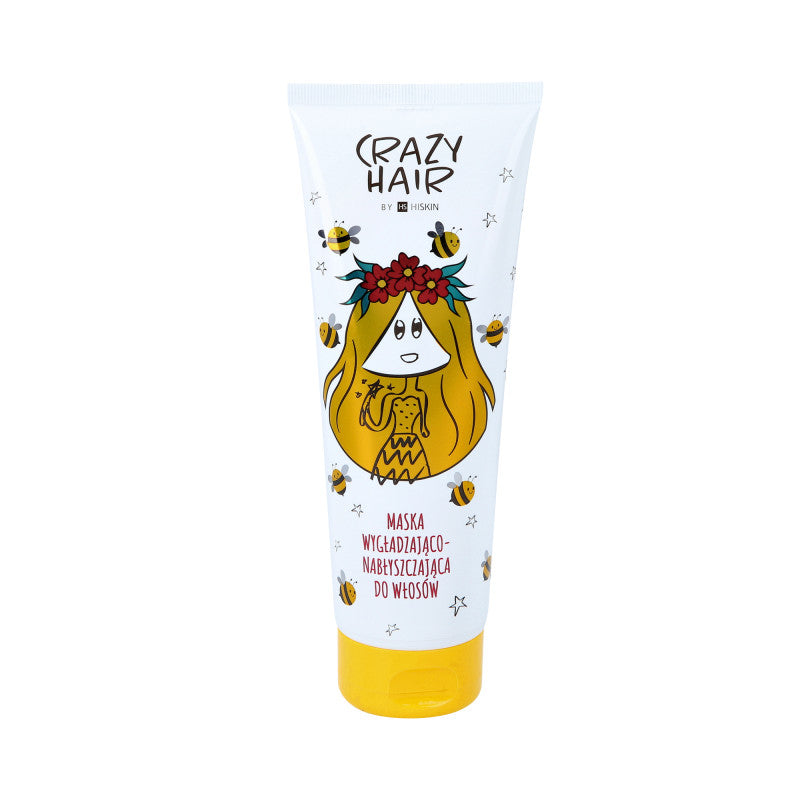 Hiskin HISKIN CRAZY HAIR Miodowa maska do włosów nabłyszczająco – wygładzająca 250 ml