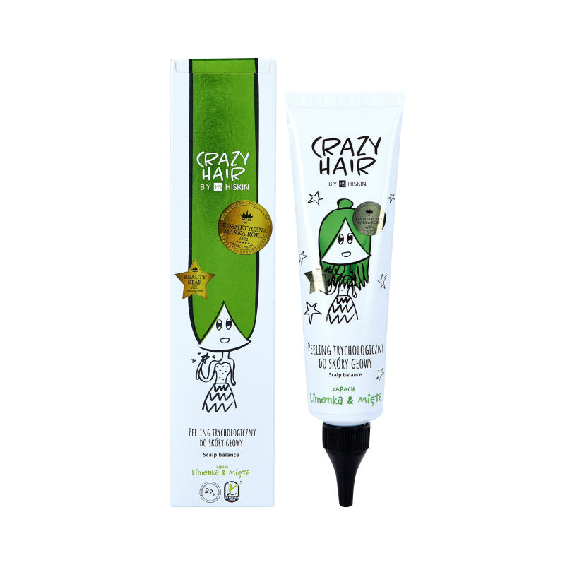Hiskin HISKIN CRAZY HAIR Trychologiczny peeling do skóry głowy z 3% kwasem migdałowym 100 ml