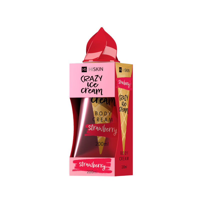 Hiskin HISKIN CRAZY BODY Krem do ciała Truskawka 200 ml