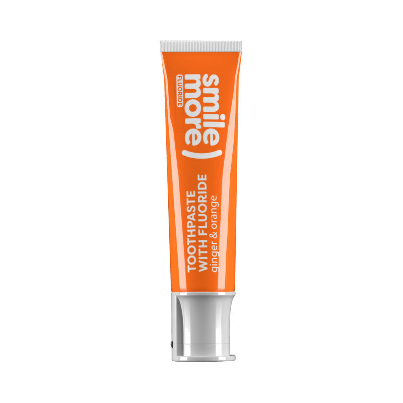 Hiskin HISKIN DENTAL SMILE MORE Pasta do zębów z fluorem Pomarańcza i imbir 30 ml — Składniki i ocena