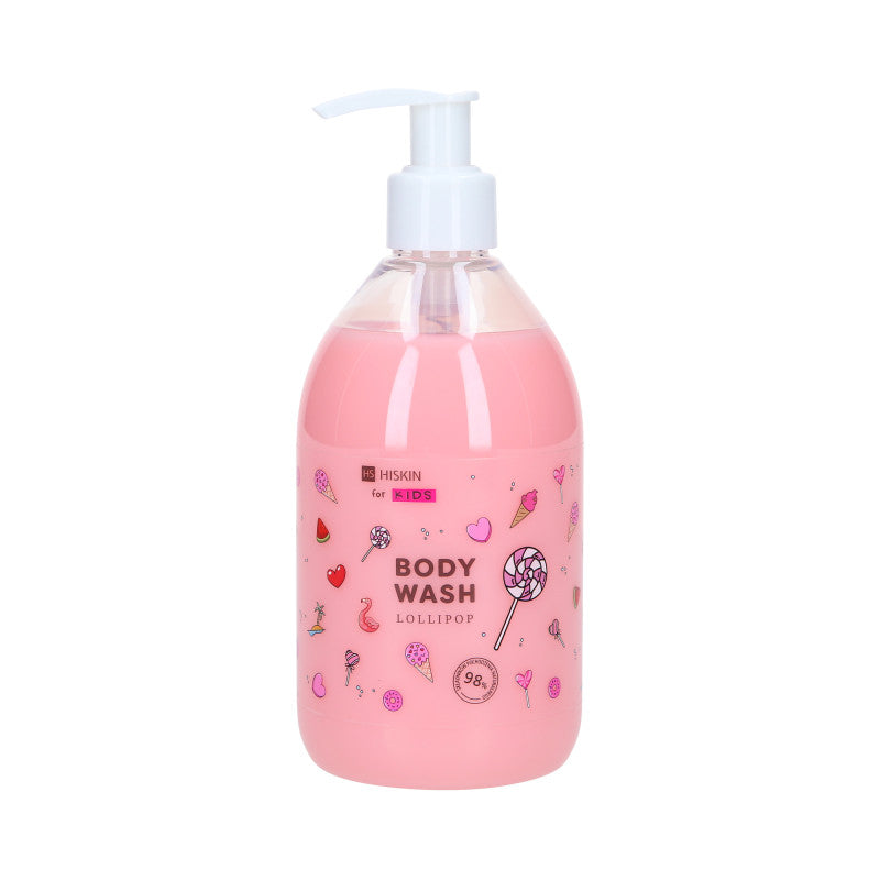 HISKIN FOR KIDS LOLLIPOP Body wash for children with a sweet lollipop scent 400ml