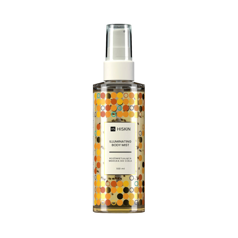 Hiskin HISKIN GLOW MY MIND Rozświetlająca mgiełka do ciała z drobinkami Rose Gold 100 ml