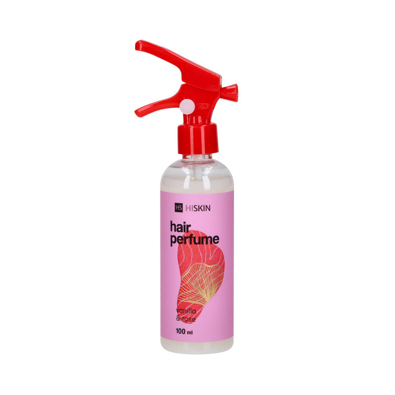 Hiskin HISKIN HAIR Perfumy do włosów Róża i Wanilia 100 ml — Składniki i ocena