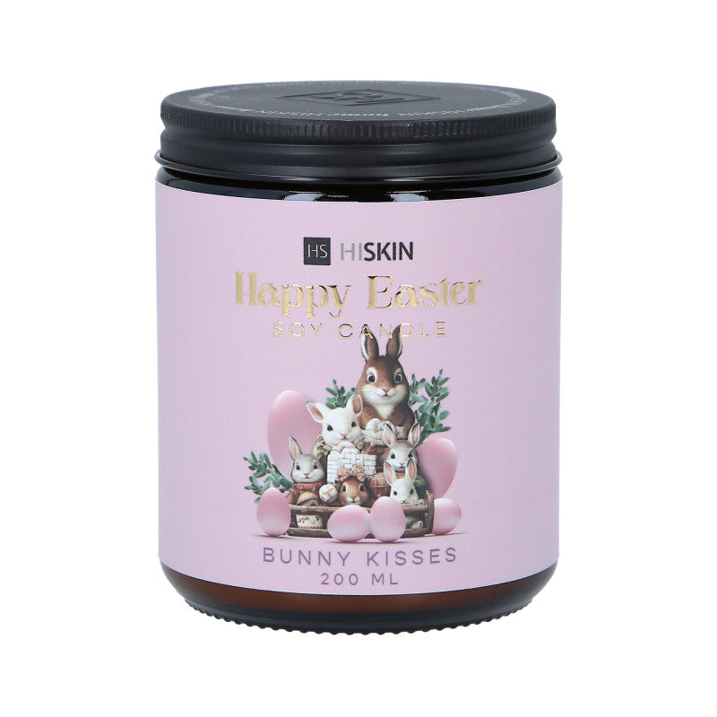 HISKIN HOME HAPPY EASTER Bunny scented soy candle Kisses 200ml