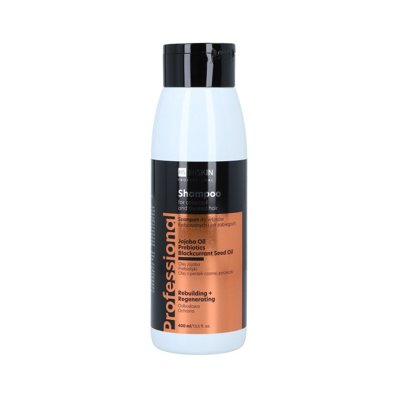 HISKIN PROFESSIONAL Szampon do włosów farbowanych i po zabiegach chemicznych 400ml