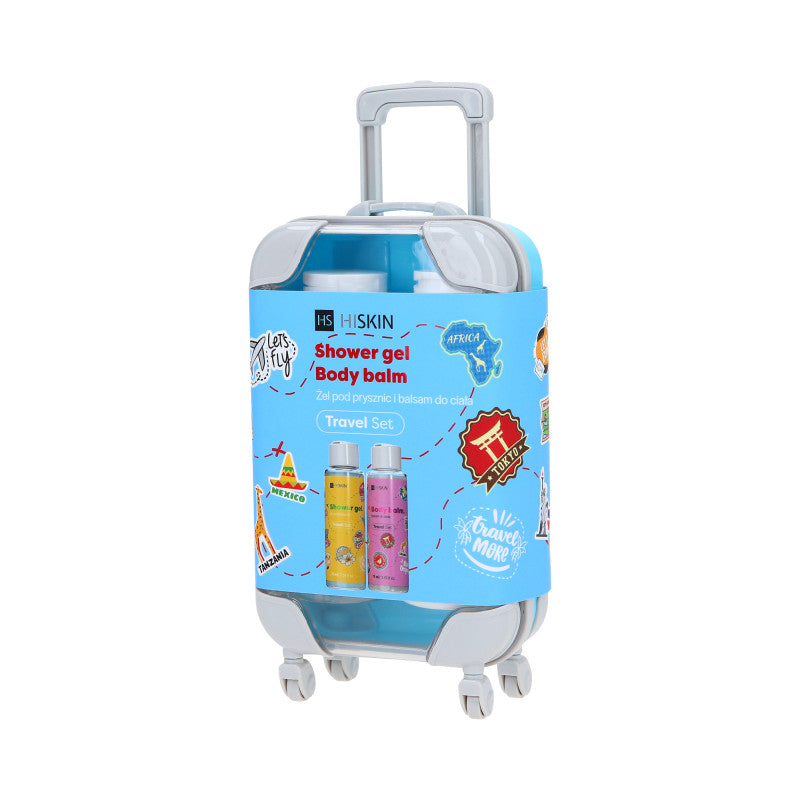 Hiskin HISKIN TRAVEL SET Zestaw podróżny żel pod prysznic + balsam do ciała 2x75 ml — Składniki i ocena