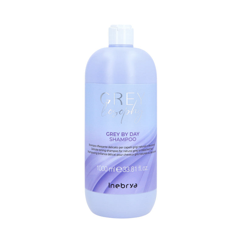 Inebrya INEBRYA GREYLOSOPHY GREY BY DAY sanft reinigend Shampoo grau und aufgehellt 1000 ml — Inhaltsstoffe und Bewertung