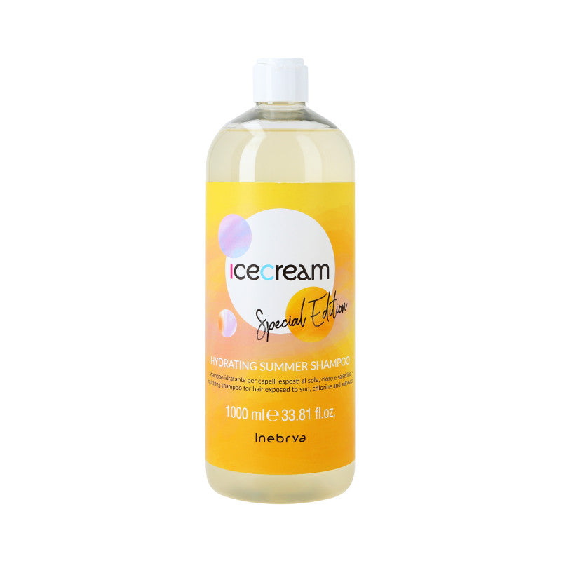 INEBRYA ICE CREAN SCALP HYDRATING SUMMER Nawilżający szampon do włosów 1000ml