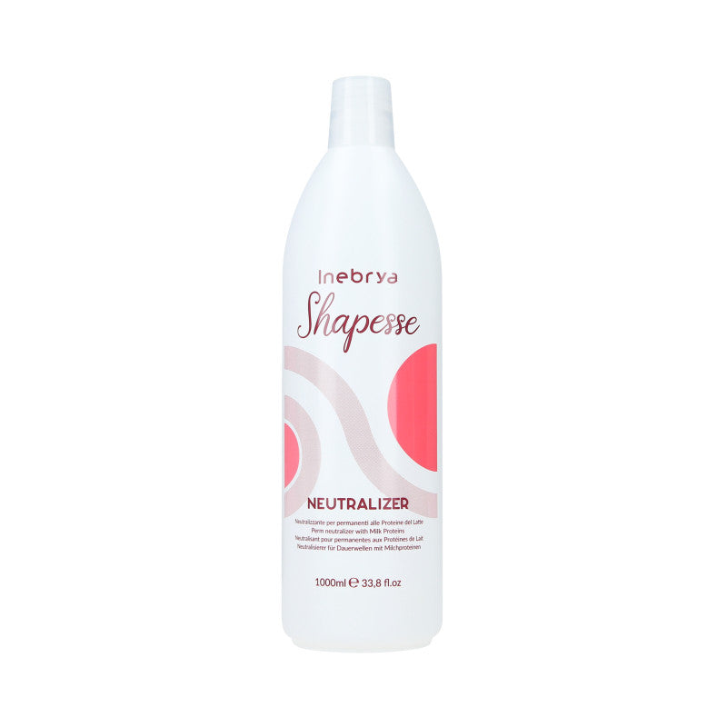 INEBRYA SHAPESSE Neutralizer do trwałej ondulacji z proteinami mleka 1000 ml