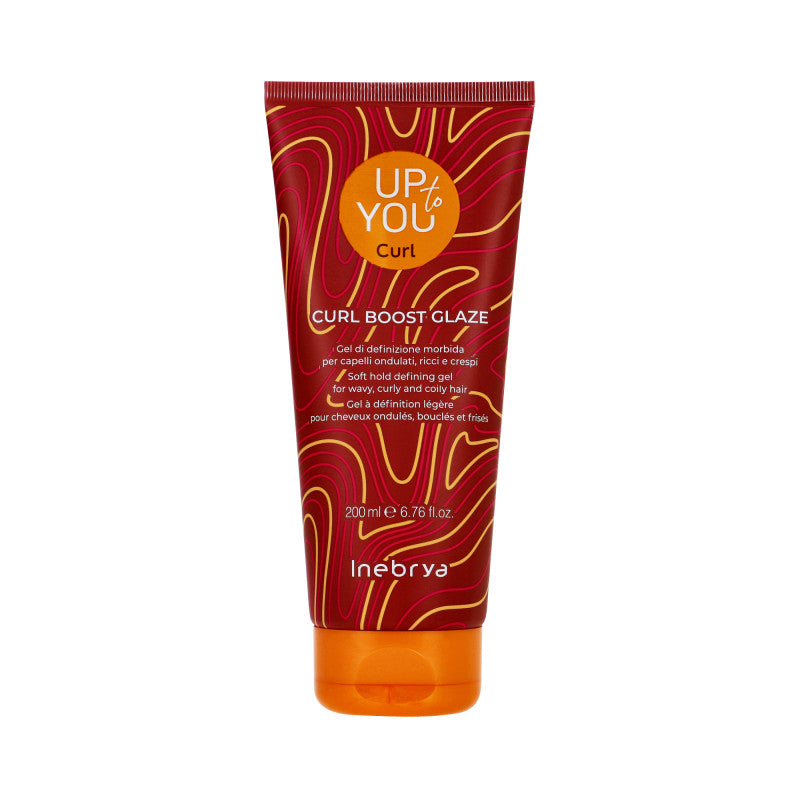 Inebrya INEBRYA UP TO YOU CURL BOOTS GLAZE Teksturyzujący żel do włosów kręconych 200 ml