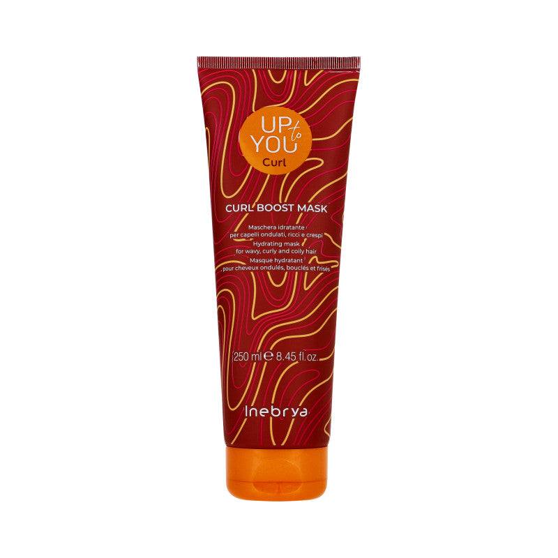 Inebrya INEBRYA UP TO YOU CURL BOOTS Nawilżająca maska podkreślająca skręt włosów 250 ml