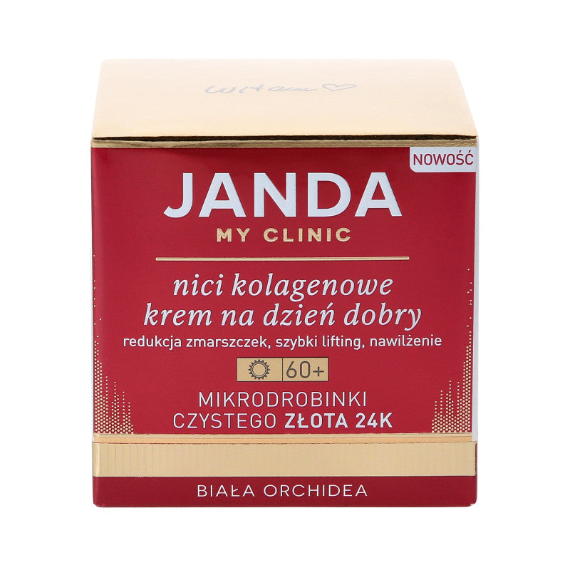 Janda JANDA MY CLINIC 60+ Nici kolagenowe, przeciwzmarszczkowy krem na dzień dobry 50 ml — Inhaltsstoffe i ocena