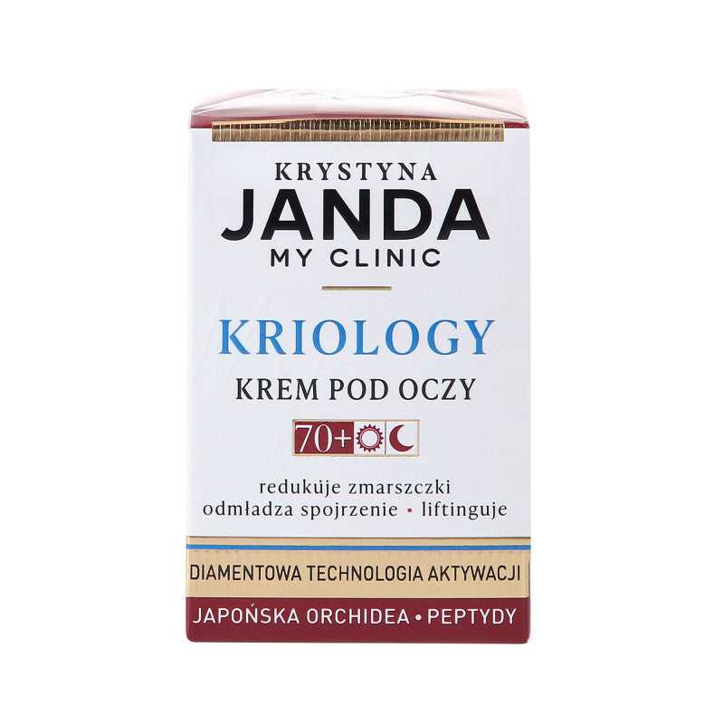 JANDA MY CLINIC KRIOLOGY Odżywiający krem pod oczy 70+ 15ml