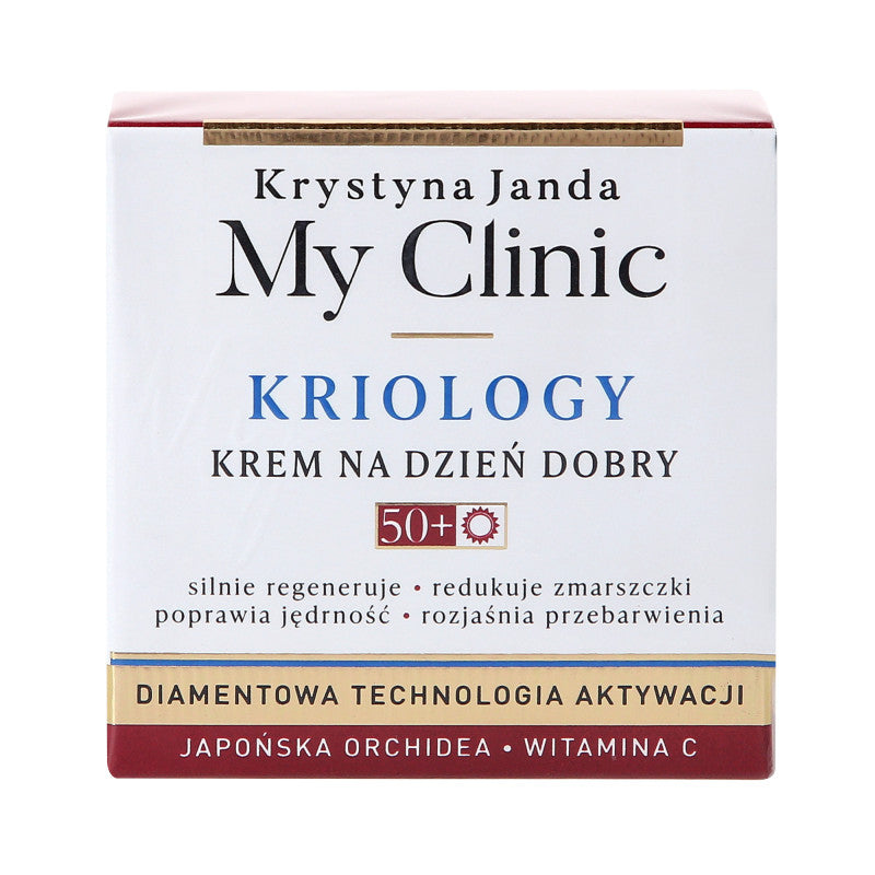 JANDA MY CLINIC KRIOLOGY Regenerating Good Morning Cream 50+ 50ml