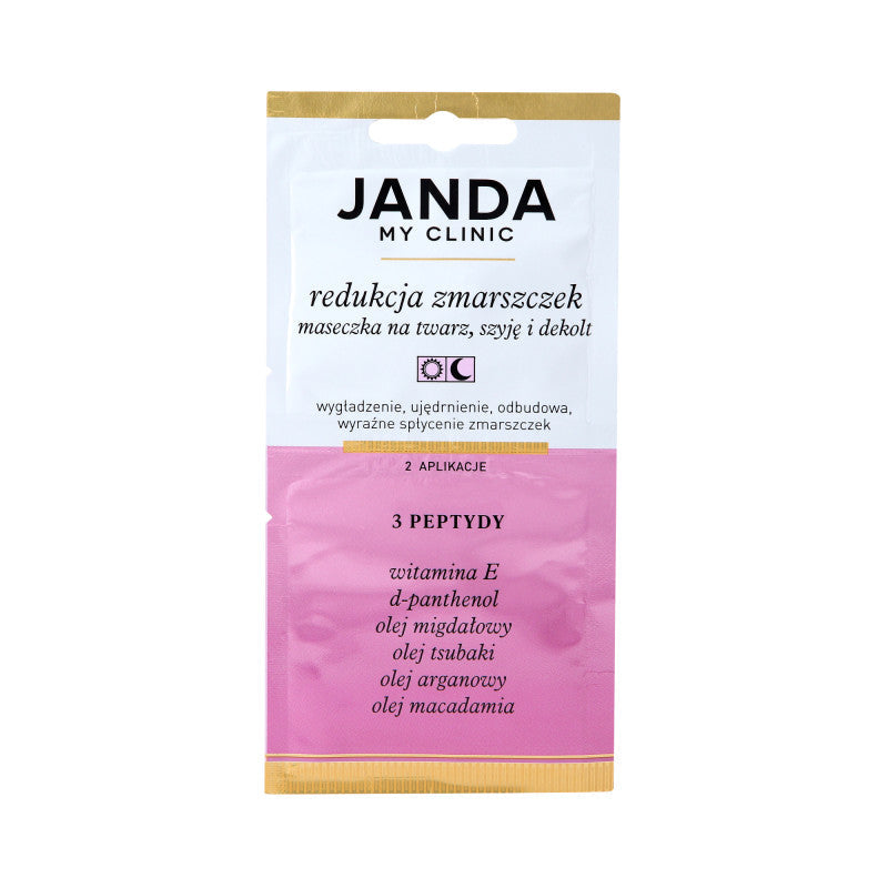 JANDA MY CLINIC Face mask wrinkle reduction 3 peptides 8ml