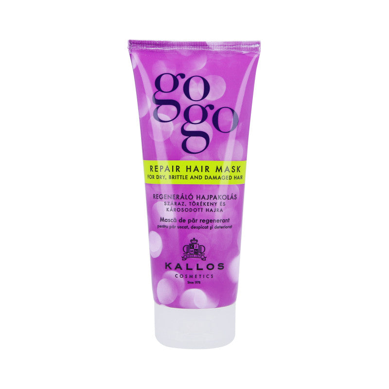 KALLOS GOGO REPAIR Maske für trockenes und strapaziertes Haar 200 ml
