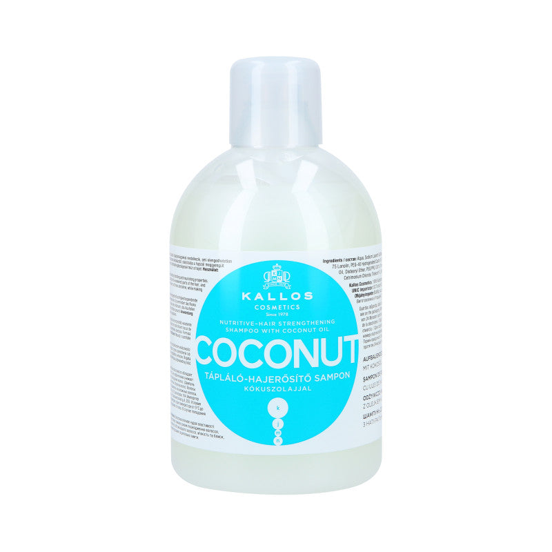 KALLOS KJMN Coconut Odżywczo-wzmacniający szampon do włosów 1000ml